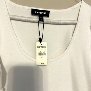 White sweater dress NWT